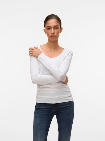 VERO MODA Shirt 'VMMaxi My' in Wit: voorkant