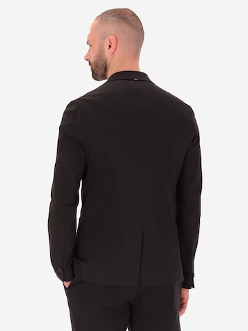 Distretto12 Regular fit Colbert 'Milano' in Zwart