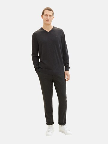 TOM TAILOR Sweater in Black