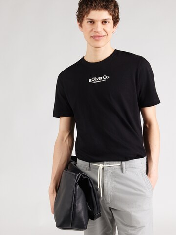 s.Oliver Shirt in Zwart: voorkant