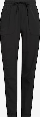 Tapered Pantaloni sportivi 'Ultimate365' di ADIDAS PERFORMANCE in nero: frontale