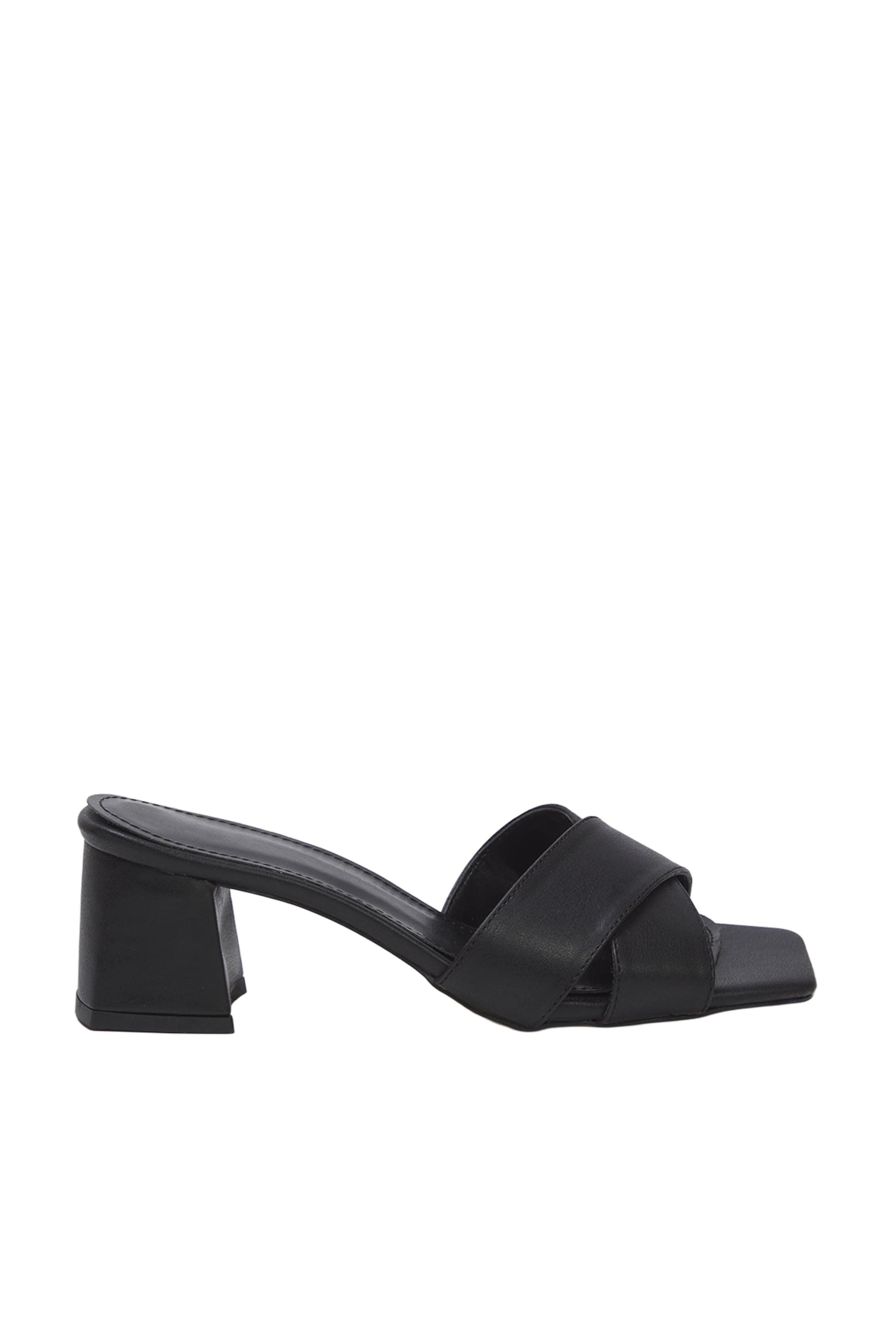 Trendyol - Sandalias en negro: frente