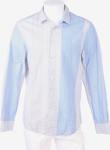 Perry Ellis Button Up Shirt in L in Blue: front