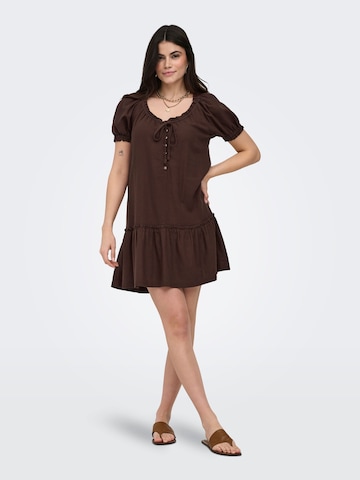 ONLY Jurk 'ONLGoa' in Bruin