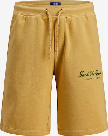 Pantaloni 'Gordon Archive' di Jack & Jones Junior in giallo: frontale