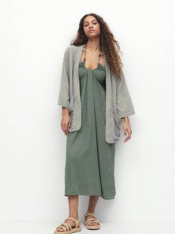 Kimono Pull&Bear en vert