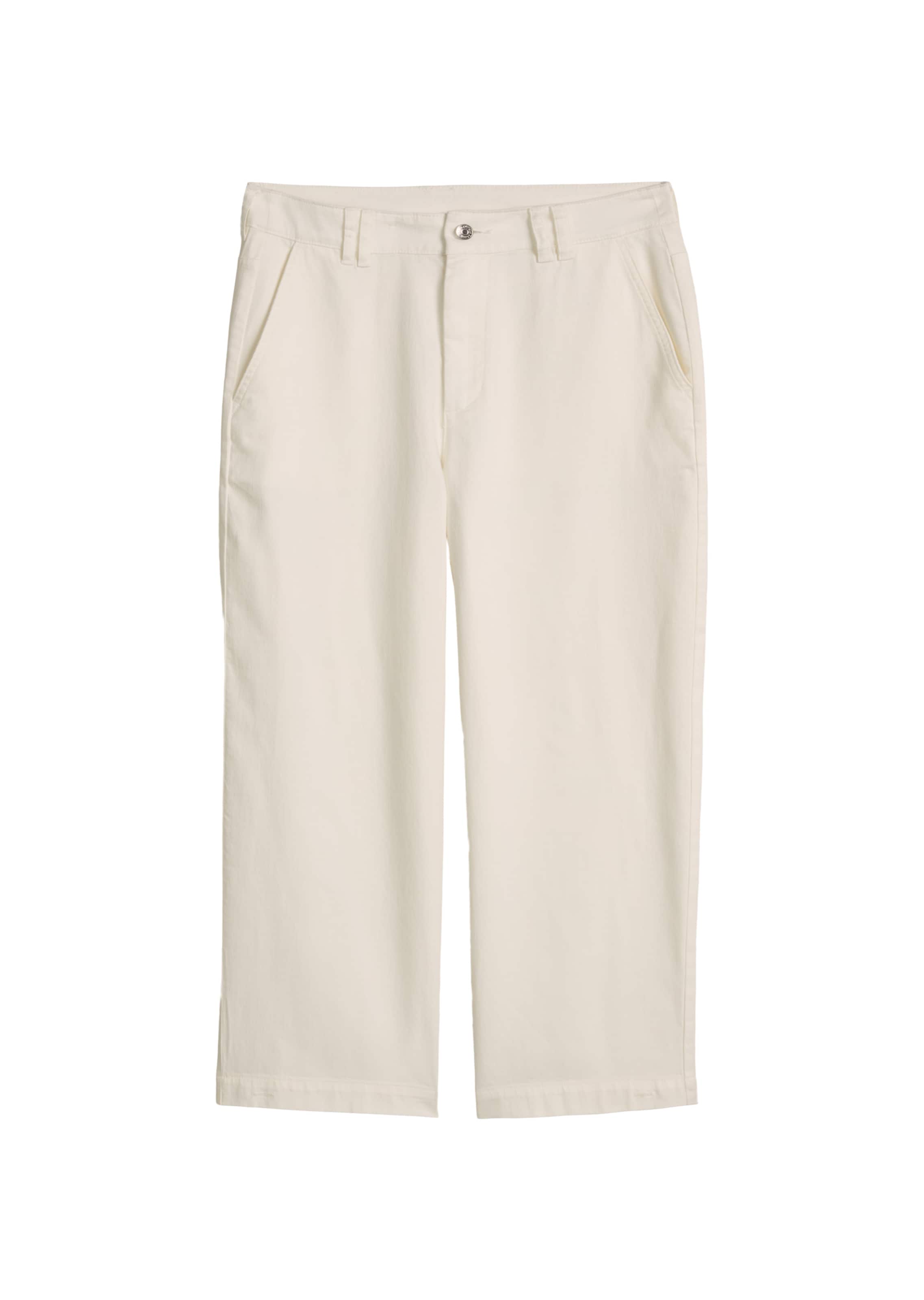Marc O'Polo DENIM Loosefit Hose in Weiß: Vorderseite