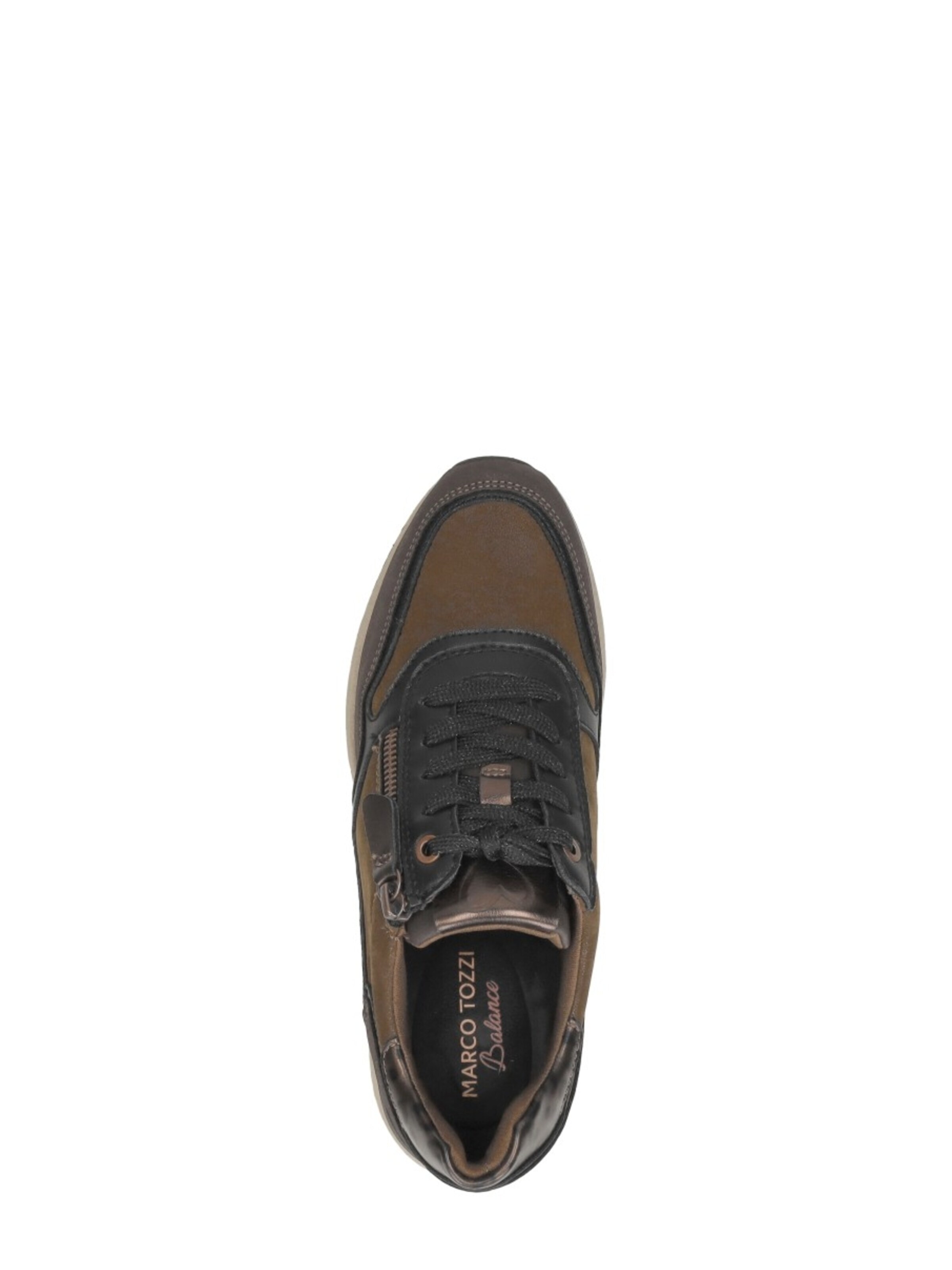 MARCO TOZZI Sneakers laag 'Sneakers Laag' in Bruin