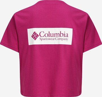 COLUMBIA Funkční tričko 'River' – fialová