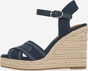 Sandalo di TOMMY HILFIGER in blu: frontale