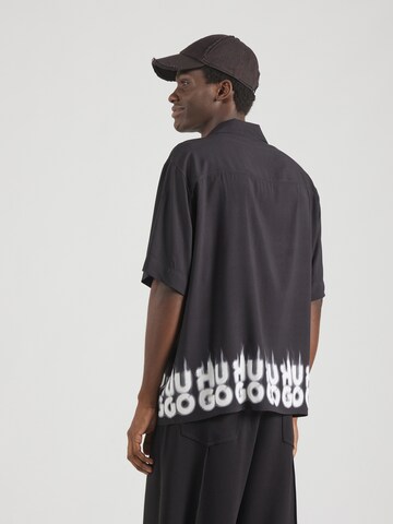 HUGO - Ajuste confortable Camisa 'Espino' en negro