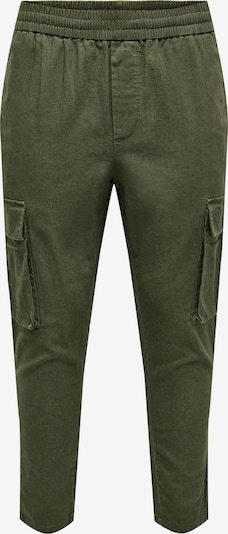 Pantaloni 'Linus' Only & Sons pe oliv, Vizualizare produs