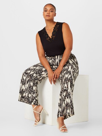 Regular Pantaloni 'FANJA' de la Object Curve pe bej
