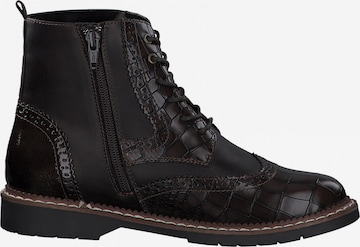 s.Oliver Lace-Up Ankle Boots in Brown