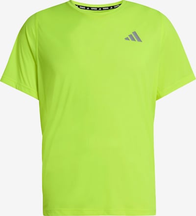 S dydžio Sportiniai marškinėliai 'Adi365 Breeze' iš ADIDAS PERFORMANCE, spalva – neoninė geltona / pilka, Prekių apžvalga
