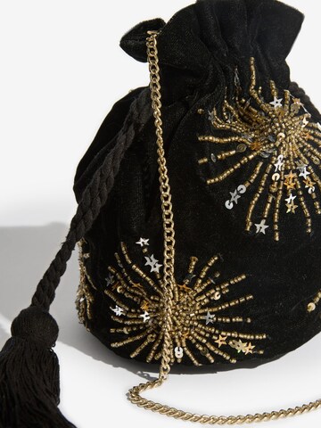 love & roses Pouch in Black