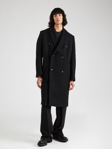 DRYKORN Between-Seasons Coat 'SKYE_2' in Black: front