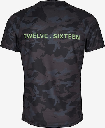 Twelvesixteen 12.16 Laufshirt Run T-Shirt in Schwarz