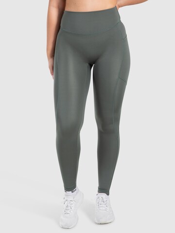 Coupe slim Leggings ' Ilissa ' Smilodox en vert : devant