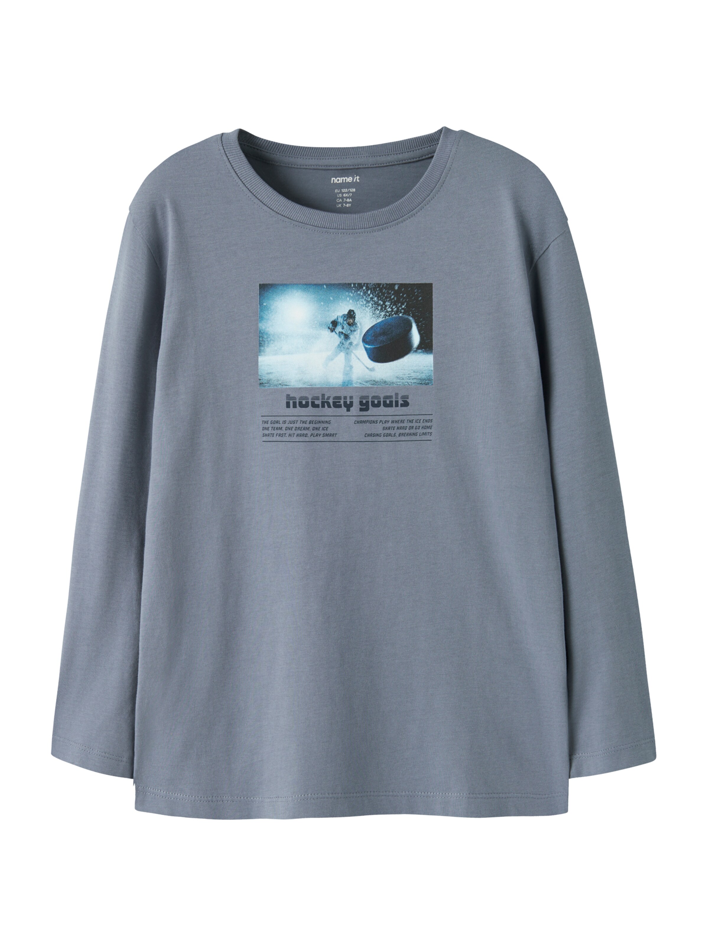 NAME IT - Camiseta 'NKMVOTO' en azul: frente