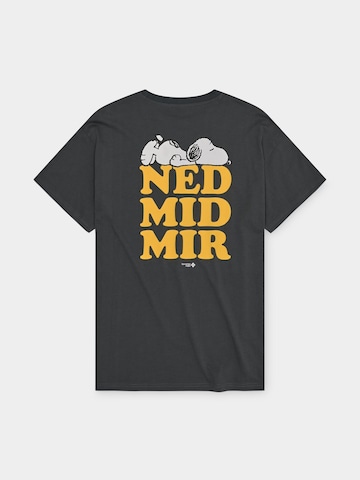 Bavarian Caps Shirt 'Peanuts: Ned mit mir' in Grey