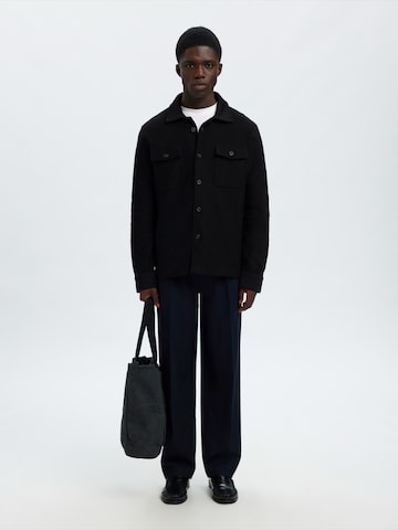 SELECTED Tussenjas 'SLHOLIVER' in Zwart