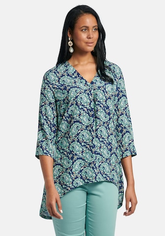 Emilia Lay Blouse in Blauw: voorkant