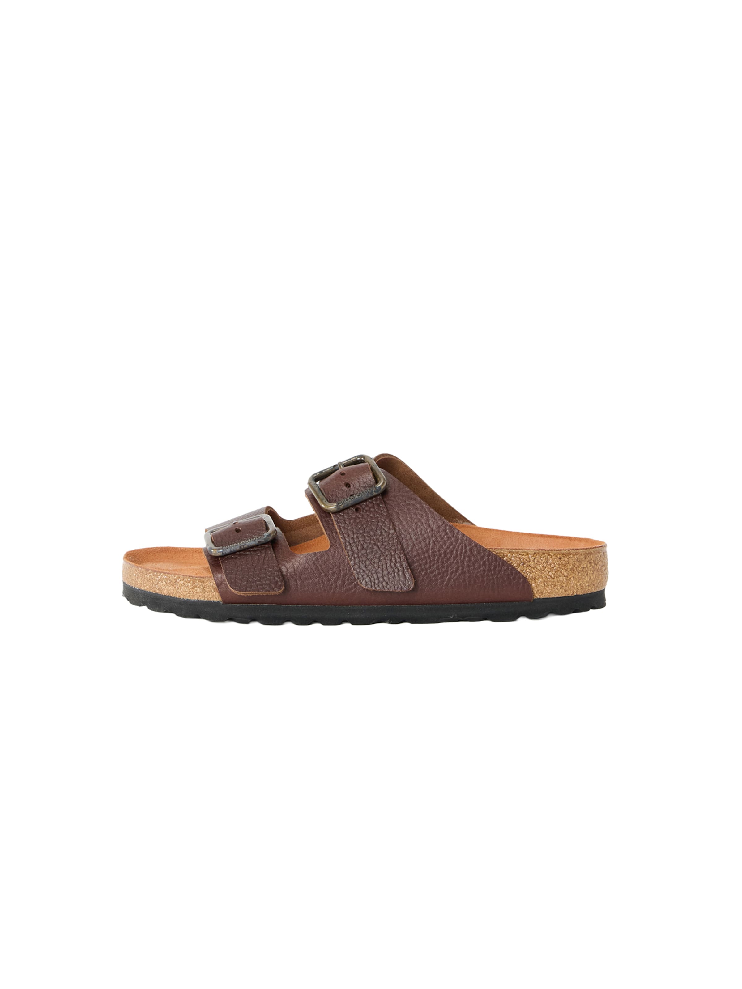 BIRKENSTOCK - Zapatos abiertos 'Arizona' en marrón: frente