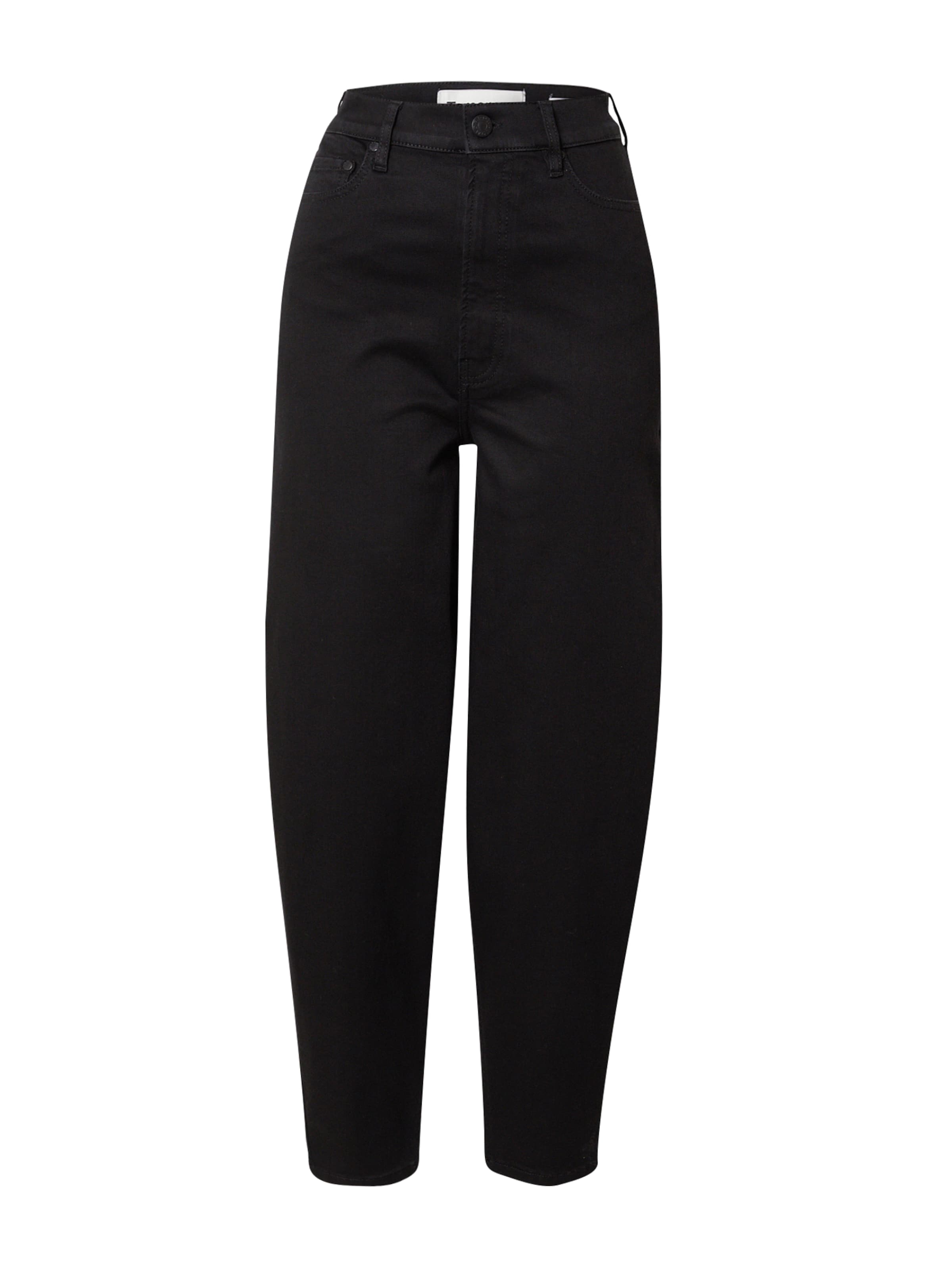 Loosefit Jean 'Cate' TOMORROW en noir : devant