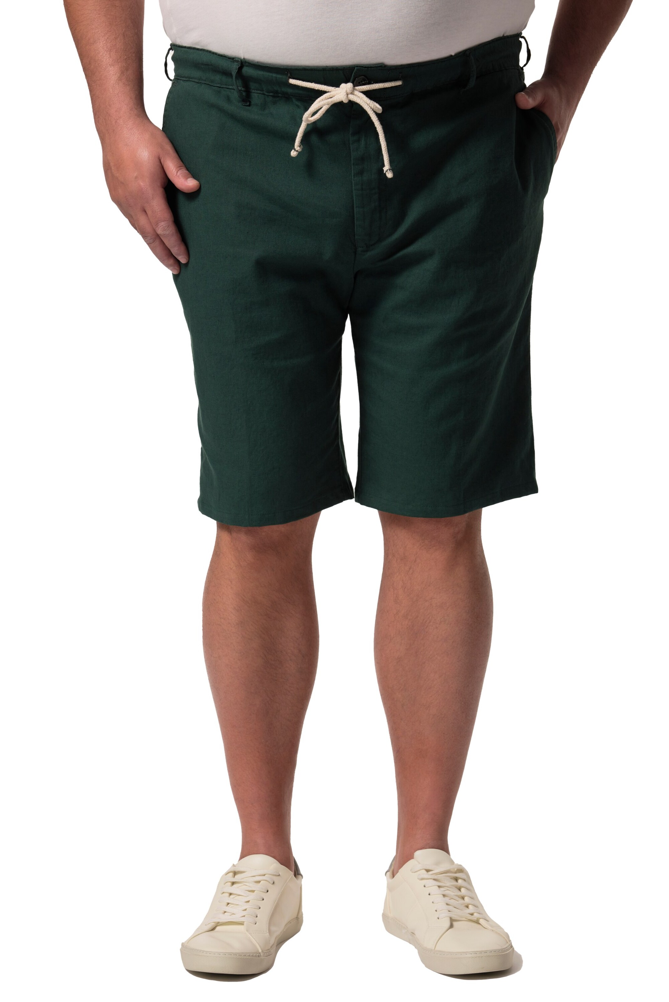 Men Plus Regular Hose in Grün: Vorderseite