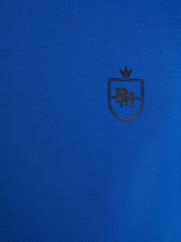 Bershka Тениска в синьо