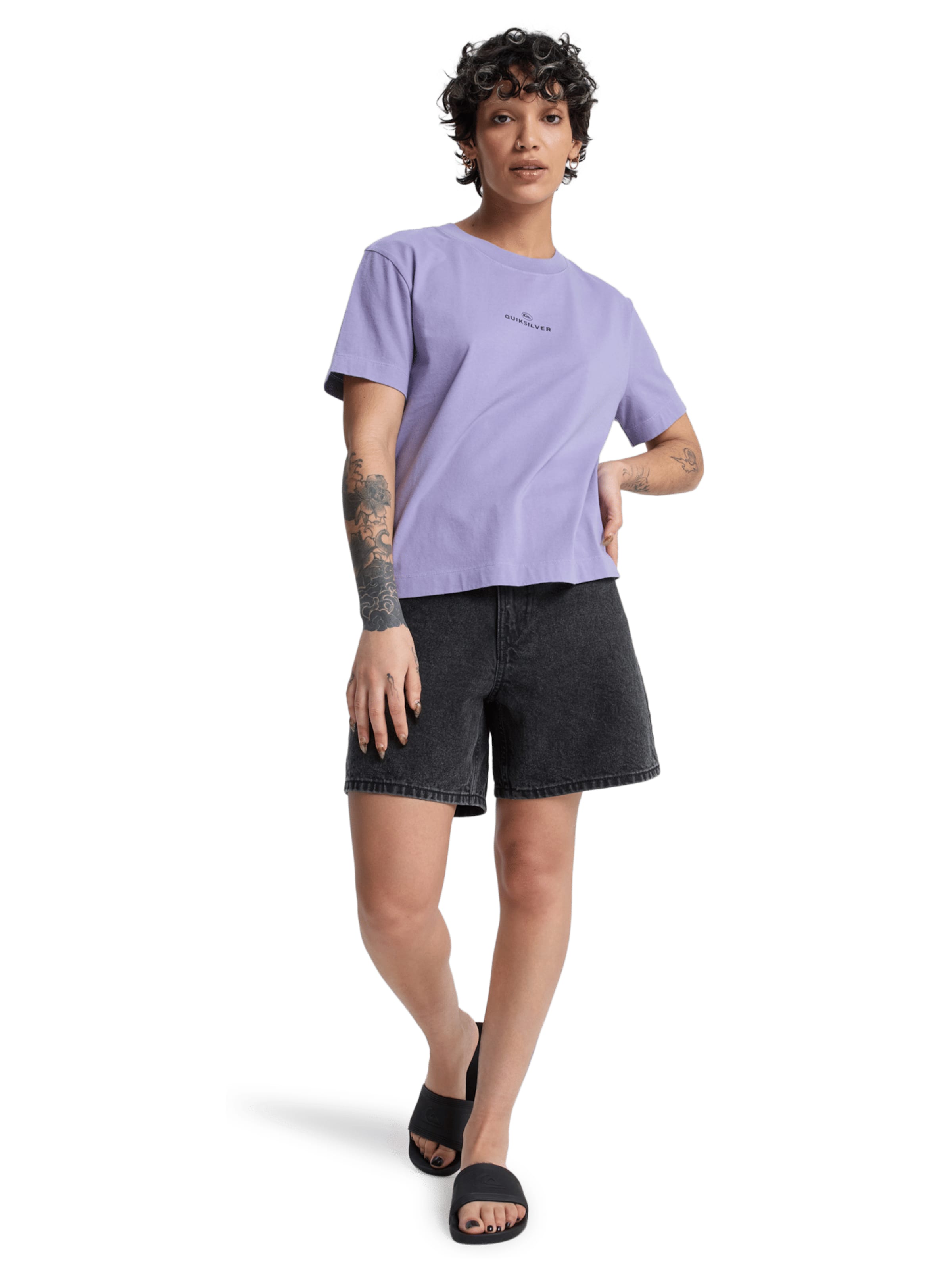 QUIKSILVER Shirt in Purple