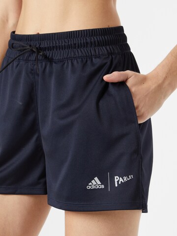 ADIDAS SPORTSWEAR Regular Sportsbukse 'Parley' i blå