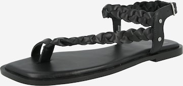 BRONX Varvastossut 'Kenn-y' värissä musta: etupuoli