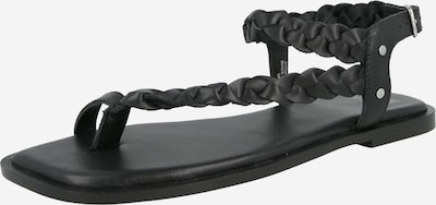 Šlepetės per pirštą 'Kenn-y' iš BRONX, spalva – juoda, Prekių apžvalga