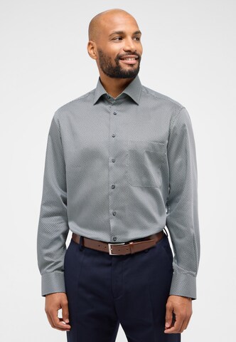 ETERNA Comfort fit Overhemd in Groen: voorkant