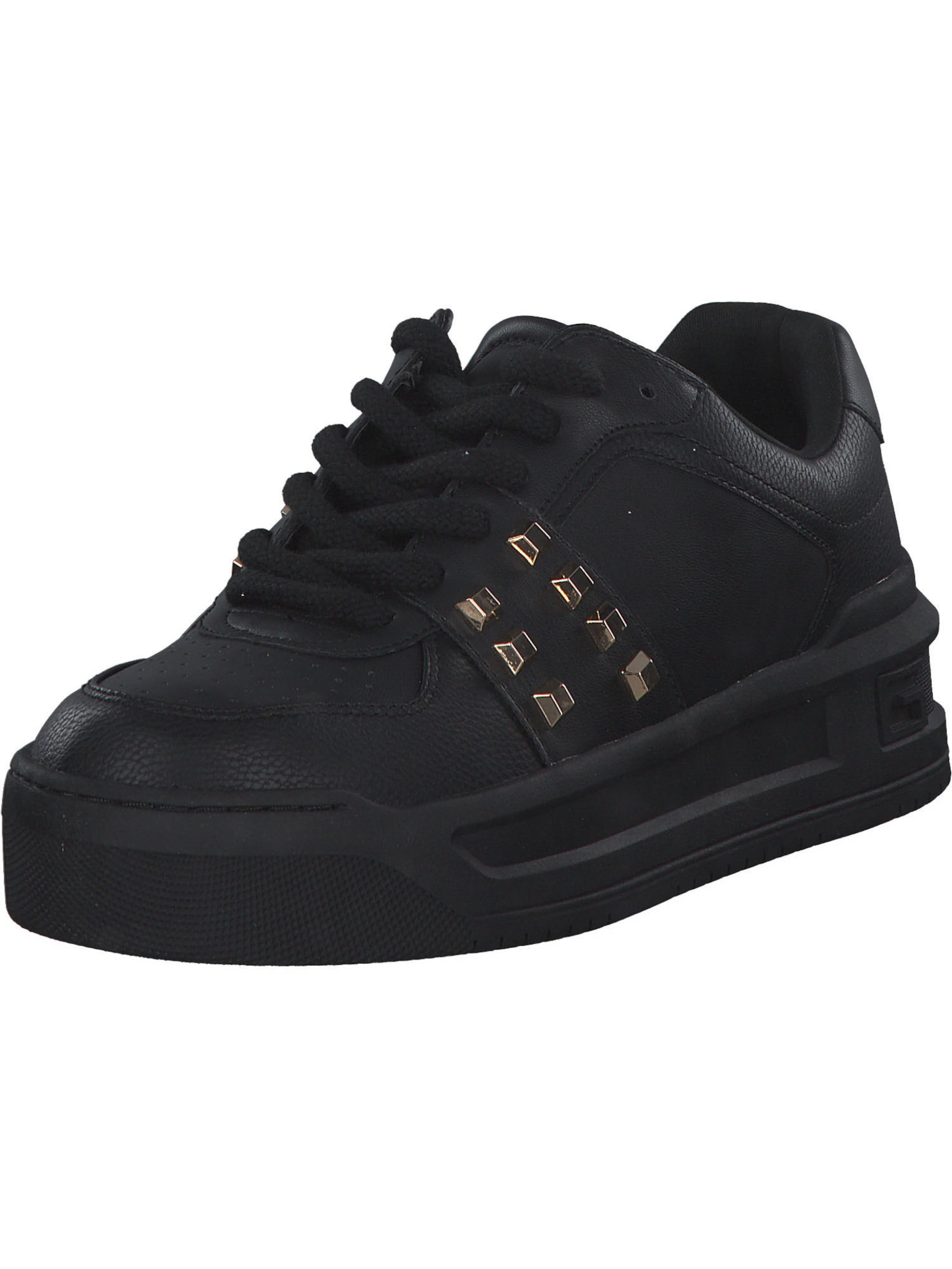 GUESS Sneakers 'Lemstud FL8MMS' in Black: front