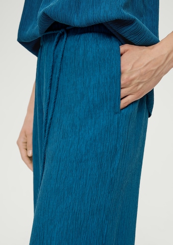 s.Oliver BLACK LABEL Wide leg Pants in Blue