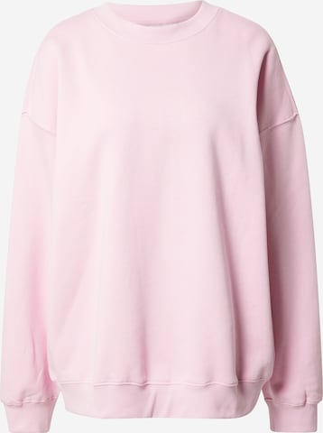 WEEKDAY Sweatshirt in Roze: voorkant