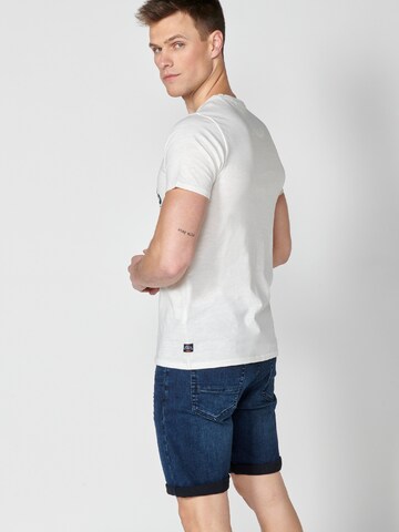 KOROSHI T-Shirt in Weiß