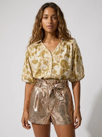 Miss June - Blusa 'Blouse Demi' en blanco: frente