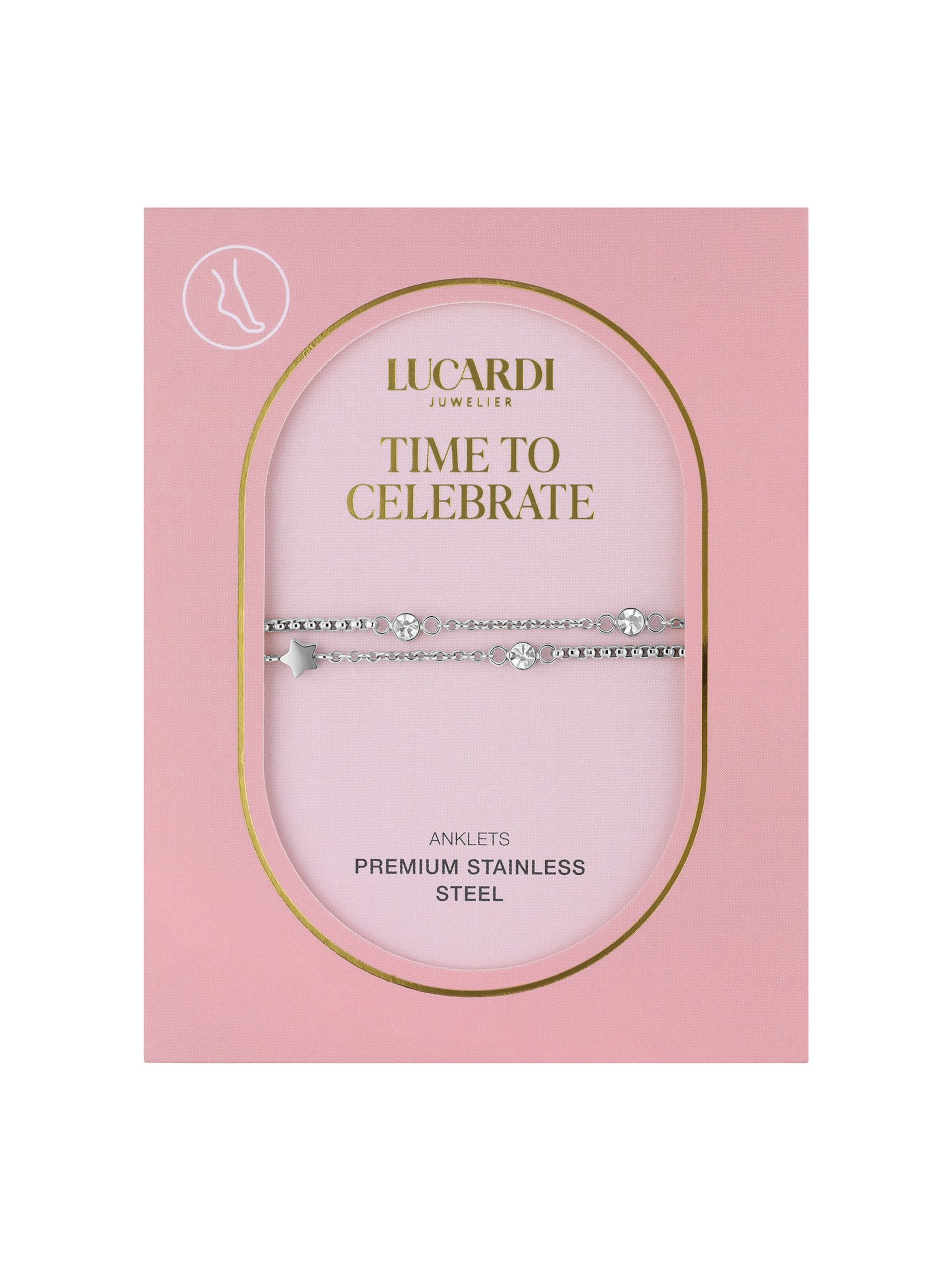 Lucardi Fußschmuck in Silber