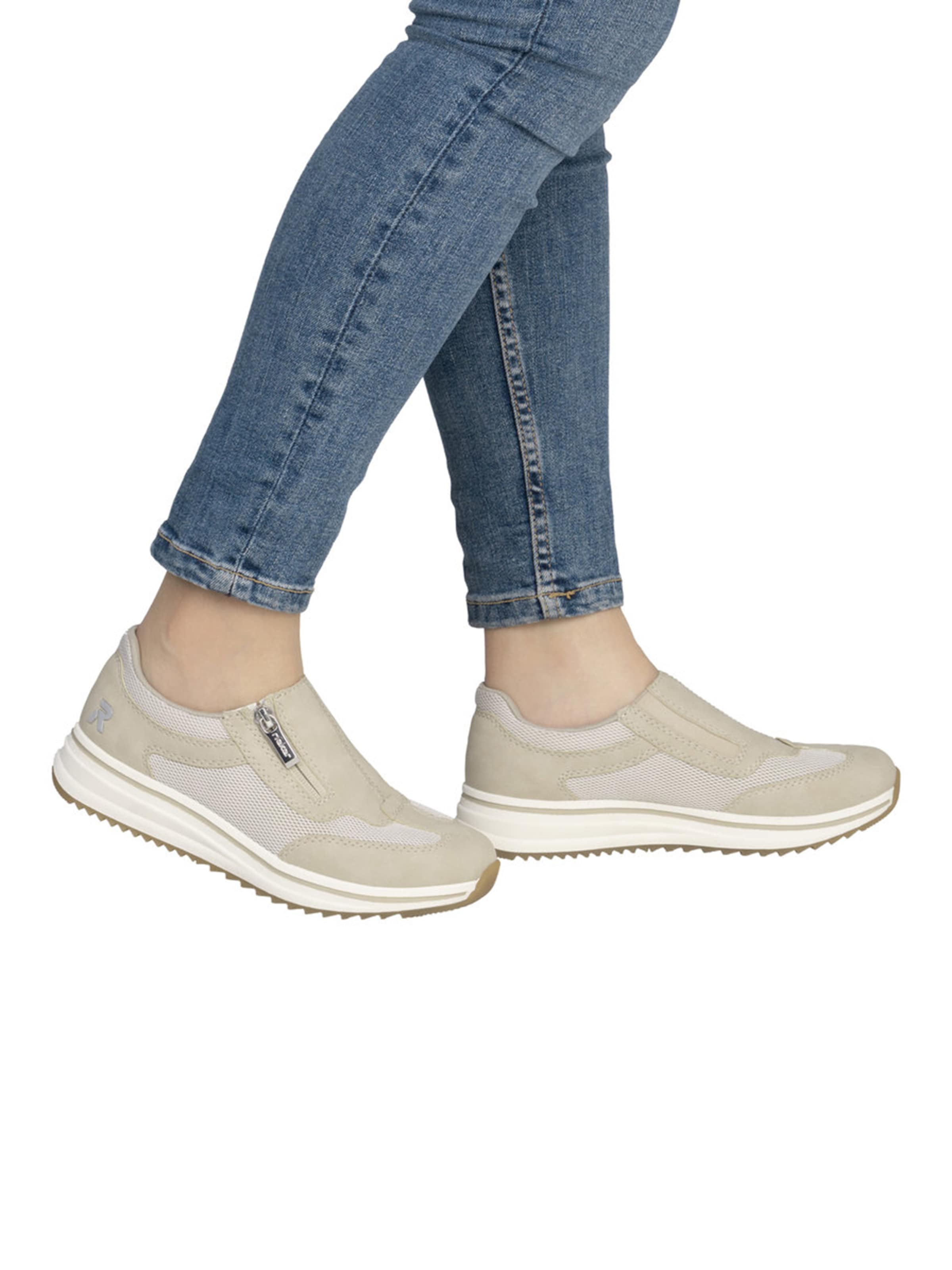 bēšs Rieker Brīvā laika apavi bez aizdares