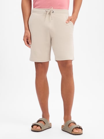 Regular Pantalon Nils Sundström en beige : devant
