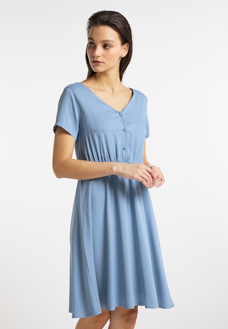 usha BLUE LABEL Zomerjurk in Blauw: voorkant