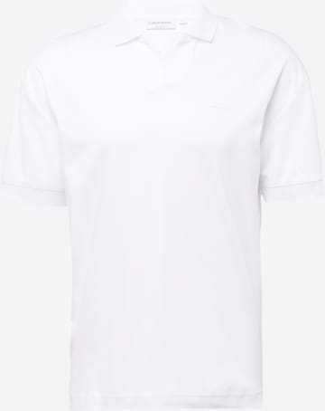 T-Shirt Calvin Klein en blanc : devant