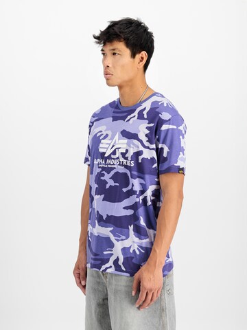 Maglietta di ALPHA INDUSTRIES in blu