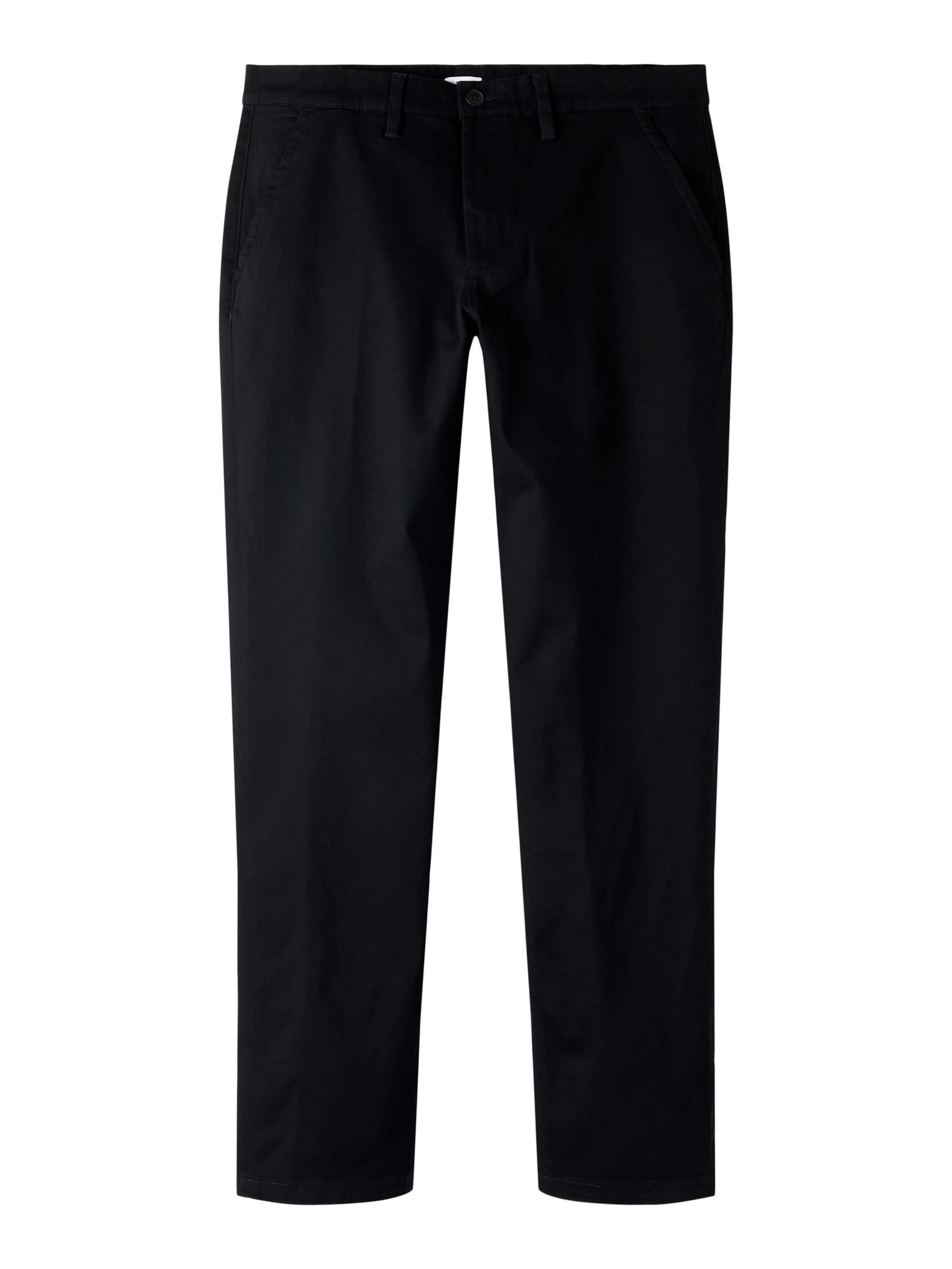 TWO SOON Слим Брюки-чинос в Черный: спереди