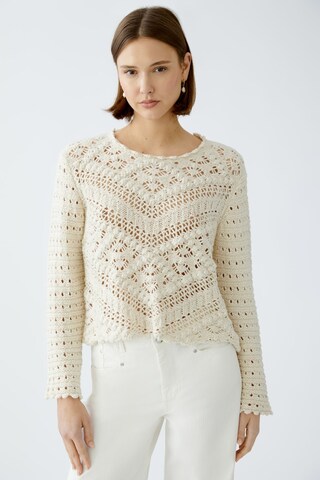 OUI Sweater in White: front