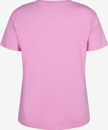 Zizzi Μπλουζάκι 'VELIN' σε ροζ